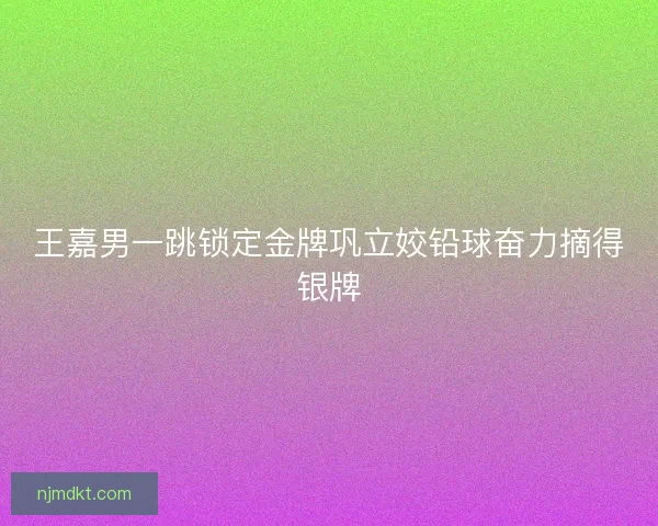 王嘉男一跳锁定金牌巩立姣铅球奋力摘得银牌